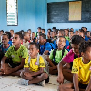 Village visit - school kids